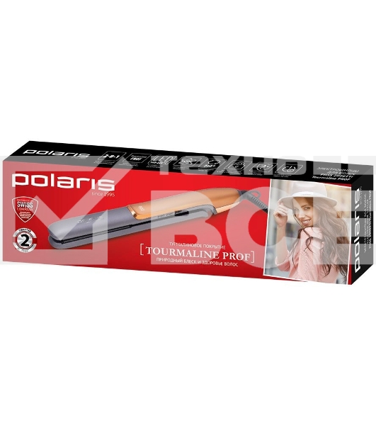 Выпрямитель Polaris PHSS 2098TTi Tourmaline PROF 35Вт черный/розовое золото (макс.темп.:220С)