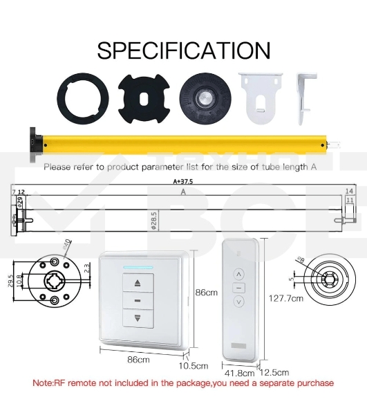Привод MOES Motor ZC-AM25, Zigbee, DC 5В, 1600 мА