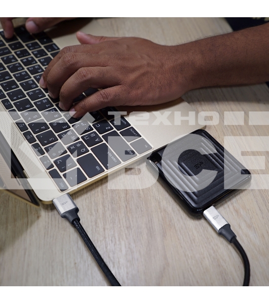 Твердотельный диск 2TB Silicon Power PC60, External, USB 3.2 Type-C [R/W - 540/500 MB/s] черный