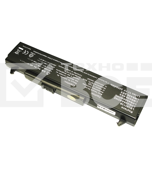 Аккумуляторная батарея для ноутбука LG E300, GS50, LE50, LM 11.1V 5200mAh LB52113B OEM черная