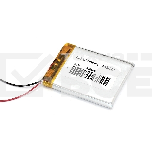 Аккумулятор Li-Pol (батарея) 4.4*34*42мм 2pin 3.7V/600mAh