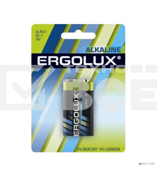 Элемент питания алкалиновый Ergolux 
