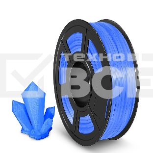 Филамент NVPRINT TPU Trans. Blue для 3D печати диаметр 1.75мм длина 165 метров масса 0,5 кг