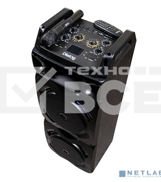 Акустическая колонка Dialog Oscar AO-220 1.0, 100W RMS, Караоке с беспр. микр, BT/FM/USB/SD/GT