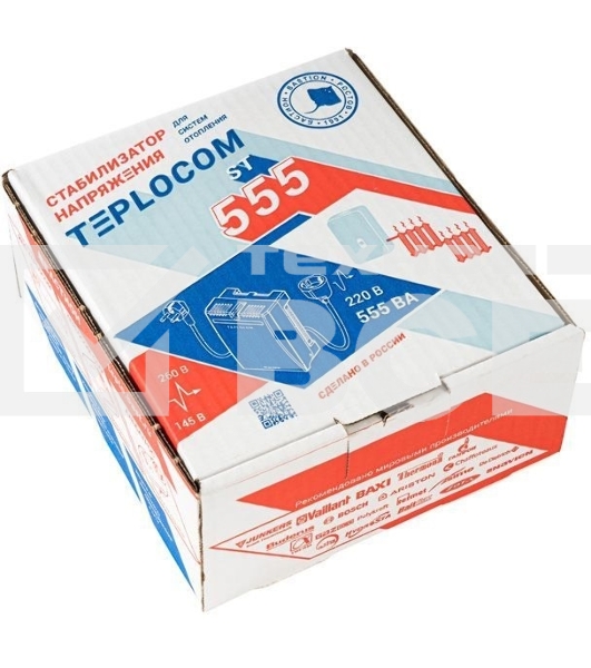 Стабилизатор напряжения TEPLOCOM ST-555 1ф 555В.А 145-275В Бастион 555