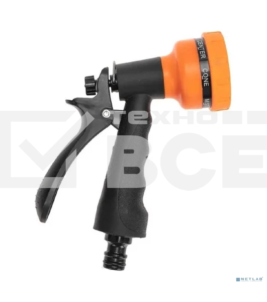 Пистолет-распылитель с резиновой ручкой 7 режимов ЧЕТЫРЕ СЕЗОНА 62-0282