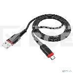 Кабель USB Micro/HOCO HC-44890 X59/1m/2.4A/Нейлон/черный, фото4