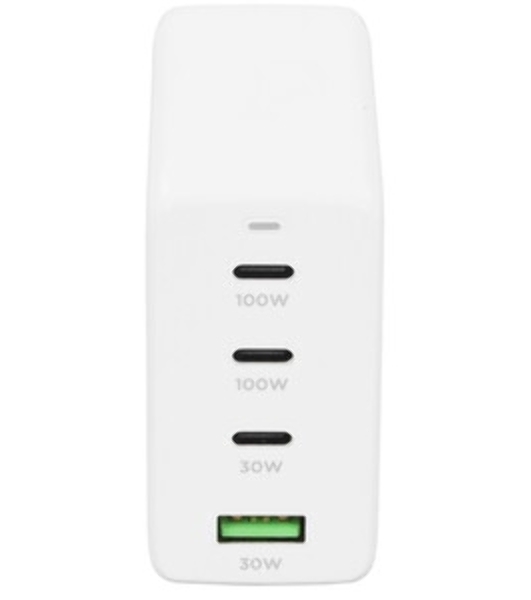 Зарядное устройство Cablexpert MP3A-PC-66 100Вт GaN, 5A, QC5.0/PD, 3xType-C, 1xUSB, белый, коробка