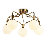 Светильник Ambrella light TR3212/5 GD/FR золото/белый матовый  E27*5 max 40W D560*302, фото8