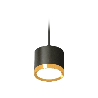 Светильник Ambrella Light XP8111012 SBK/PYG черный песок/золото желтое полированное GX53 (A2333, C8111, N8124)