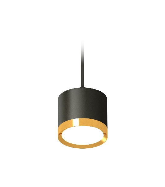 Светильник Ambrella Light XP8111012 SBK/PYG черный песок/золото желтое полированное GX53 (A2333, C8111, N8124)