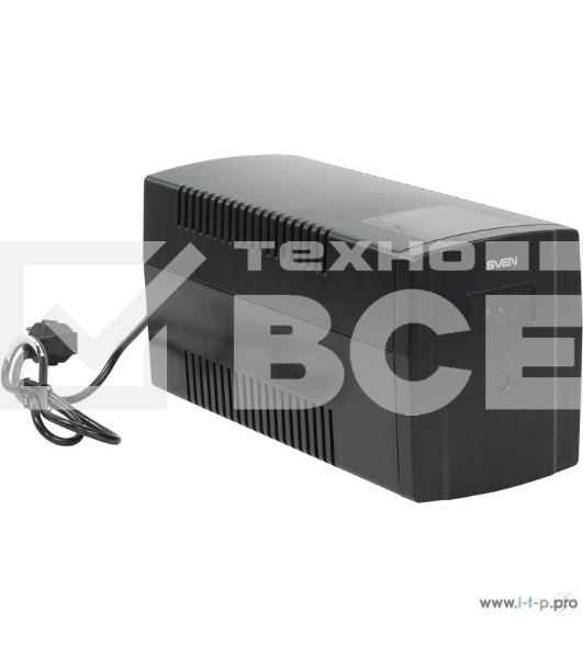 Источник бесперебойного питания SVEN Pro 1000 1000VA/720W USB, RJ-45 (3 EURO) 