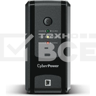 Источник бесперебойного питания CyberPower Line-Interactive UT850EG, 850VA/425W, USB/RJ11/45, (3 EURO)