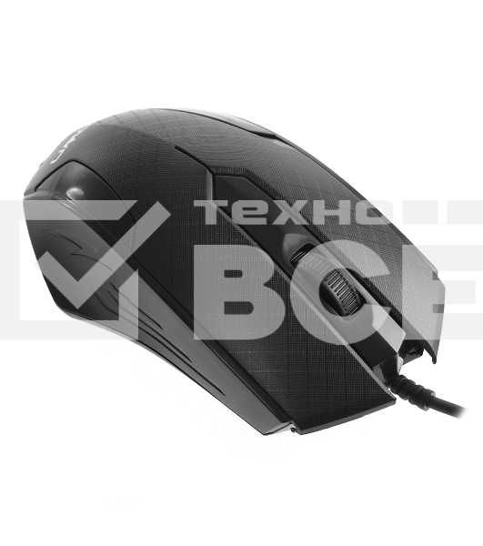 Мышь проводная Crown CMM-100 черный, 1000 dpi, USB, кнопки - 3