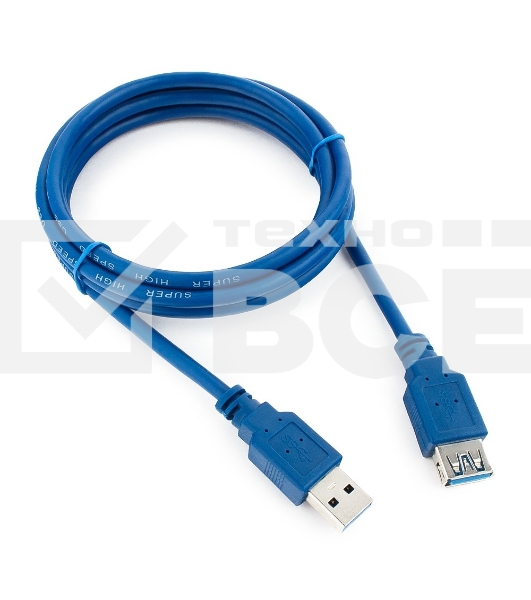 Кабель Gembird PRO CCP-USB3-AMAF-6, USB 3.0 кабель удлинительный 1.8м AM/AF позол. контакты, пакет
