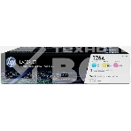 Картридж лазерный комплект HP CF341A голубой/пурпурный/желтый для LJ CP1025 3 х 1000 стр, фото4