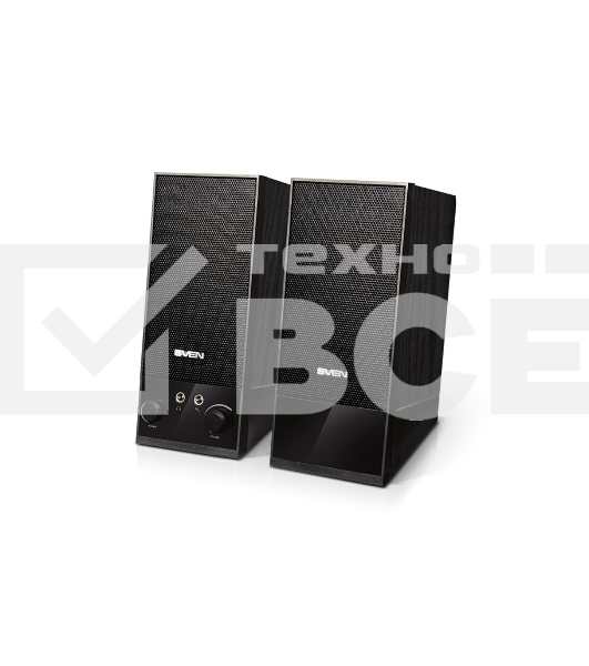 Акустическая система Sven SPS-604 2.0 черный 4Вт