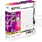 Внешний жесткий диск Silicon Power USB 3.0 2Tb A30 SP020TBPHDA30S3W Armor 2.5