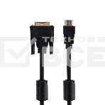 Шнур HDMI - DVI-D с фильтрами, длина 7 метров (GOLD) (PE пакет) Rexant, фото2