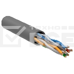 Кабель связи витая пара U/UTP, кат.6 4x2х23AWG solid, LSZH, 305м, серый Кабель связи витая пара U/UTP, кат.6 4x2х23AWG solid, LSZH, 305м, серый, фото3