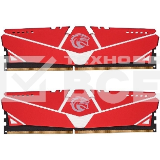 Оперативная память KingSpec, DDR4, 8GB (1x8GB), 3200MHz, CL19, радиатор, чёрный
