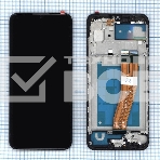 Дисплей для Samsung Galaxy A03 SM-A035F черный с рамкой, фото 1