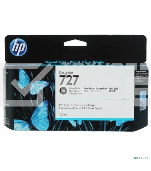 Картридж струйный HP 727 B3P23A черный для HP DJ T920/T1500 (130мл)