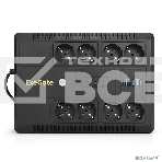 ИБП ExeGate NEO NNB-600.LED.AVR.8SH.CH <600VA/360W, LED, AVR, 8*Schuko, 4*USB-порта для зарядки, Black>, фото4