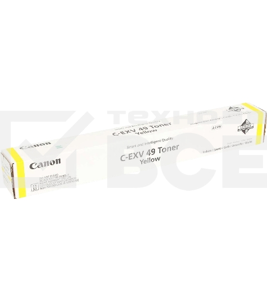 Картридж лазерный Canon C-EXV49Y (8527B002) желтый (19 000 стр.) для iR-ADV C33xx
