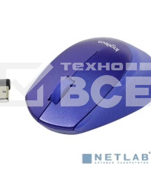 Мышь беспроводная Logitech M330 SILENT PLUS синий, 1000 dpi, радиоканал, USB, кнопки - 3