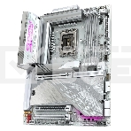 Материнская плата Gigabyte Z890 AORUS ELITE X ICE, LGA 1851, Intel Z890, 4xDDR5, 4xSATA, 5xM.2, 1xPCIe 5.0 x16, 1xPCIe 4.0 x4, 1xPCIe 4.0 x1, 1x 2.5Gb LAN, 4xUSB-A 3.2 Gen 1, 2xUSB-A 3.2 Gen 2, 4xUSB-A 2.0, 1xUSB-C (Thunderbolt 4), 2x3.5 мм, 7.1, ATX, фото2