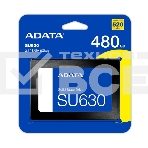 Накопитель SSD ADATA SU630, 480Gb, SATA III, 2.5
