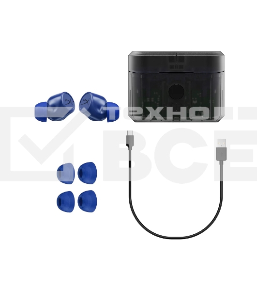 Наушники беспроводные  HyperX Cirro Buds Pro синий