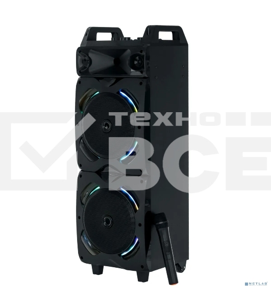 Акустическая колонка Dialog Oscar AO-220 1.0, 100W RMS, Караоке с беспр. микр, BT/FM/USB/SD/GT