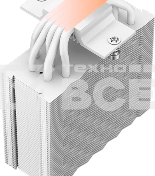 Кулер для процессора PCCooler RZ500 белый 120мм алюминий+медь 2200rpm 32db 4-pin 250W 155мм