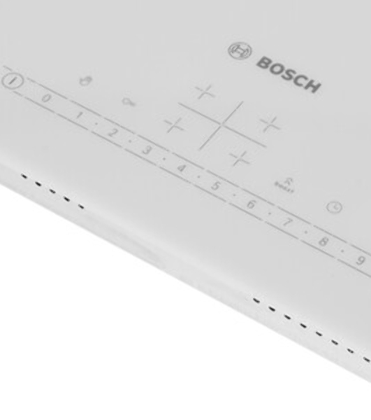 Индукционная варочная панель Bosch PUE612BB1J, 60 см, индукция,сенсорное управление, белый
