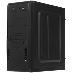 Компьютерный корпус Miditower ExeGate CP-601-UNS350 (ATX, БП UNS350 с вент. 12см, 2*USB, аудио, черный), фото11