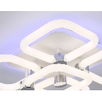 Потолочный светодиодный светильник FA3861/4+1 WH белый 70W 3000K-6400K+RGB 400*400*115 (ПДУ РАДИО 2.4G), фото7
