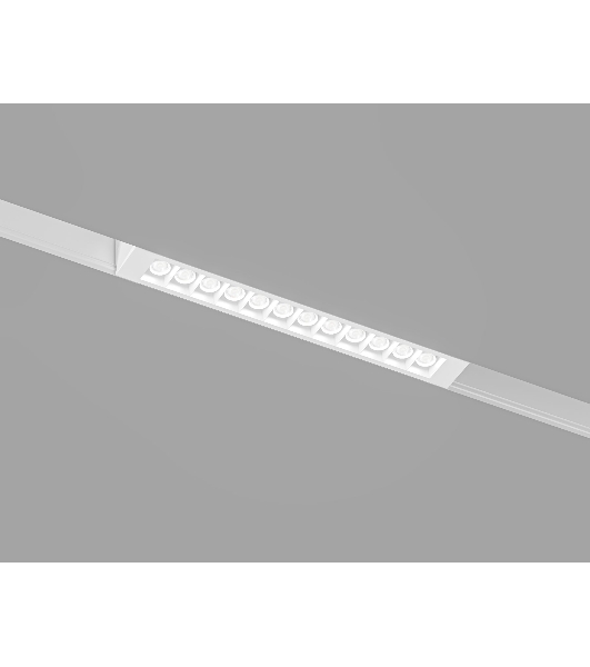 Трековый линейный светильник Ambrella light GL8070 WH белый IP20 9W 3000-6000K 220V 24° 220*25*41