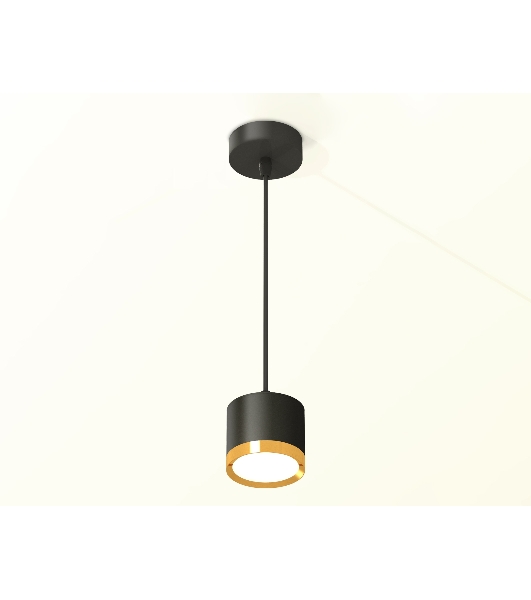 Светильник Ambrella Light XP8111012 SBK/PYG черный песок/золото желтое полированное GX53 (A2333, C8111, N8124)