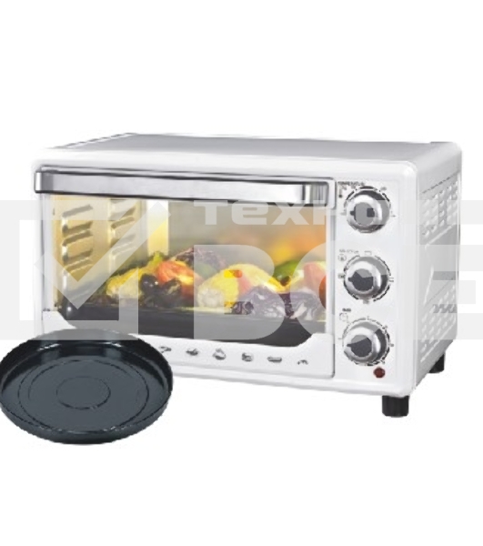 Мини-печь Sakura SA-7000WP 27л, духовка 1500Вт, механ.управление, белый