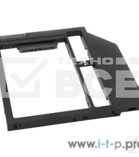 Адаптер оптибей Espada SS90 /optibay, hdd caddy/ SATA/miniSATA /SlimSATA/ 9мм для подключения HDD/SSD 2,5” к ноутбуку вместо DVD.(41087)