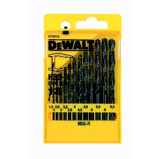 Набор сверл DeWALT DT5912-QZ по металлу HSS-R (13шт.) в пластиковой кассете