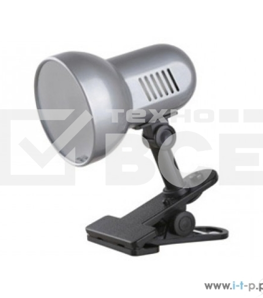 Светильник настольный, Camelion H-035 С03 серебро (метал., 220В, 60Вт)