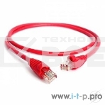 Коммутационный шнур Комм шнур, UTP, кат 5e, 2м с RJ45 (красный), фото 1