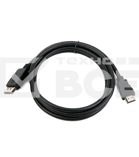 Кабель CablexpertDisplayPort->HDMI, 10м, 20M/19M, черный, экран, пакет