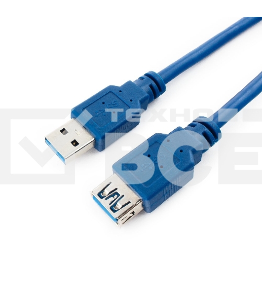 Кабель Gembird PRO CCP-USB3-AMAF-6, USB 3.0 кабель удлинительный 1.8м AM/AF позол. контакты, пакет