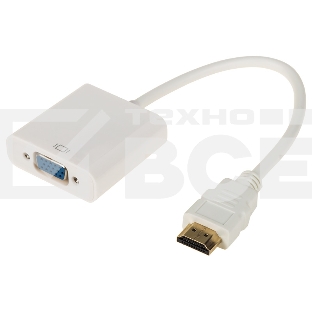 Переходник Rexant шт. HDMI - гн. VGA (провод) + 3. 5 mm Аудио с питанием