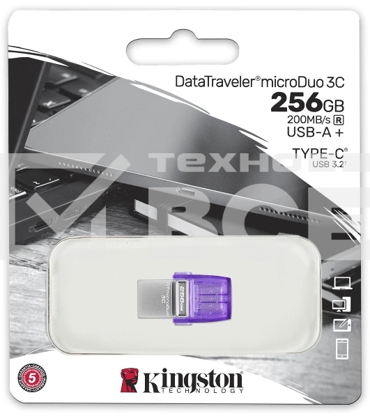 Флеш диск Kingston USB3.2 256GB DTDUO3CG3/256GB