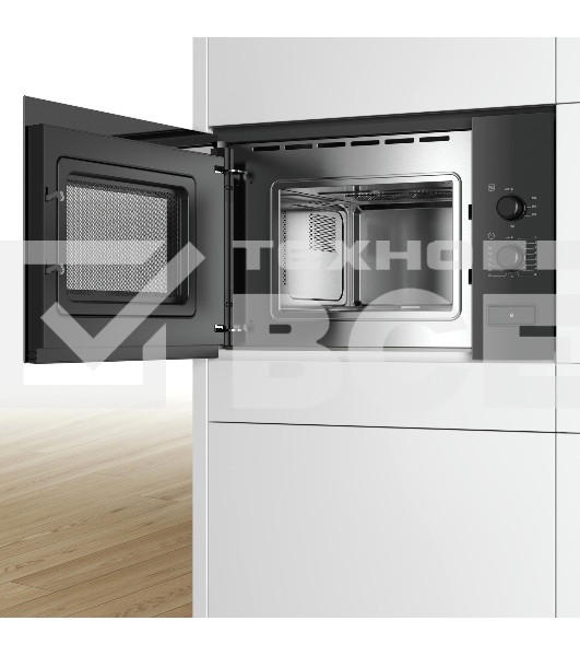 Микроволновая печь встраиваемая Bosch BFL520MB0, черный